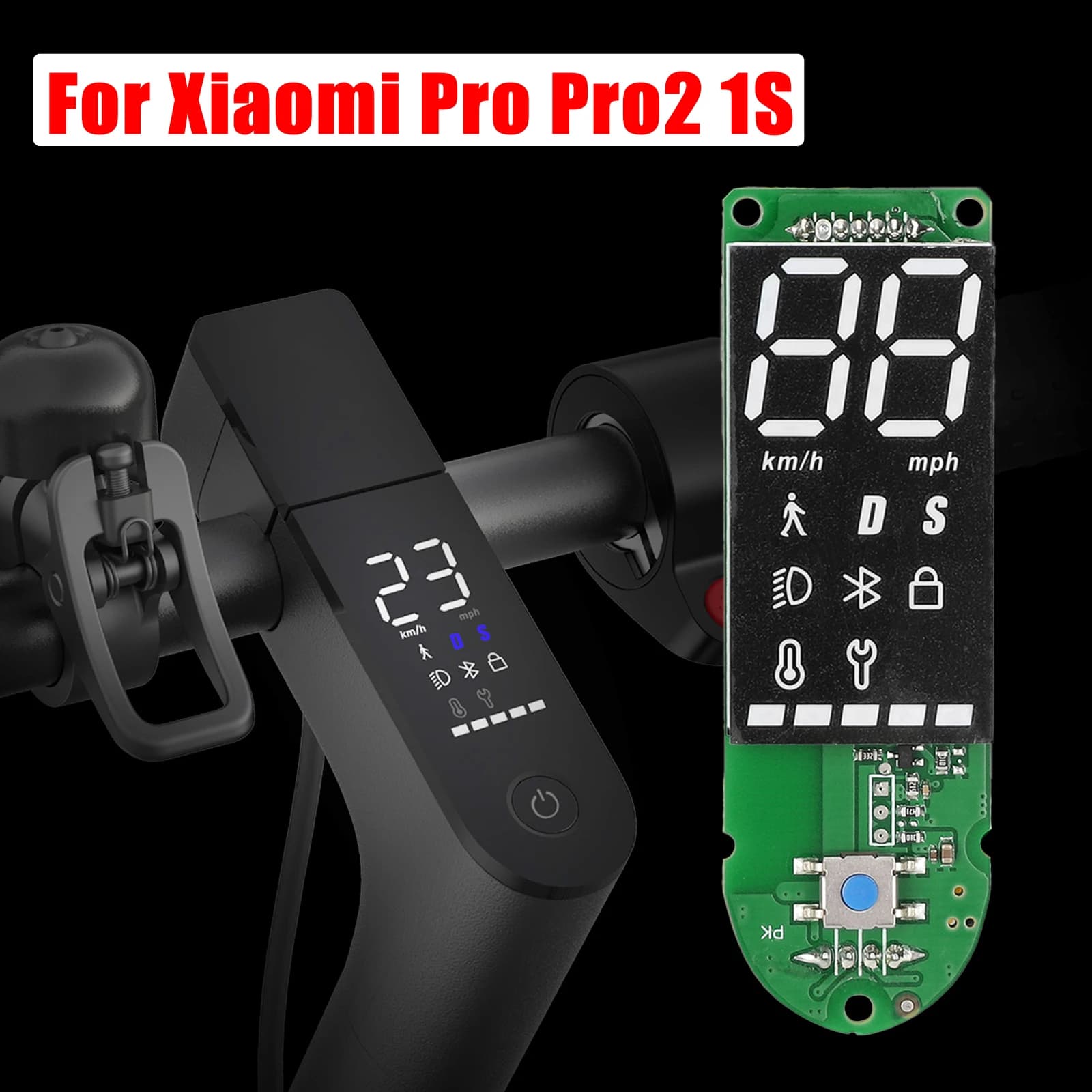 Display del cruscotto per Xiaomi Pro Pro2 1S Scooter elettrico Aggiornamento Display Bluetooth Scheda di controllo Circuito Parte di ricambio