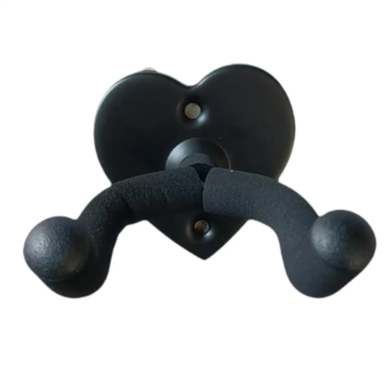 Supporto da Parete in Ferro con Spugna per Chitarra Elettrica, Acustica e Ukulele
