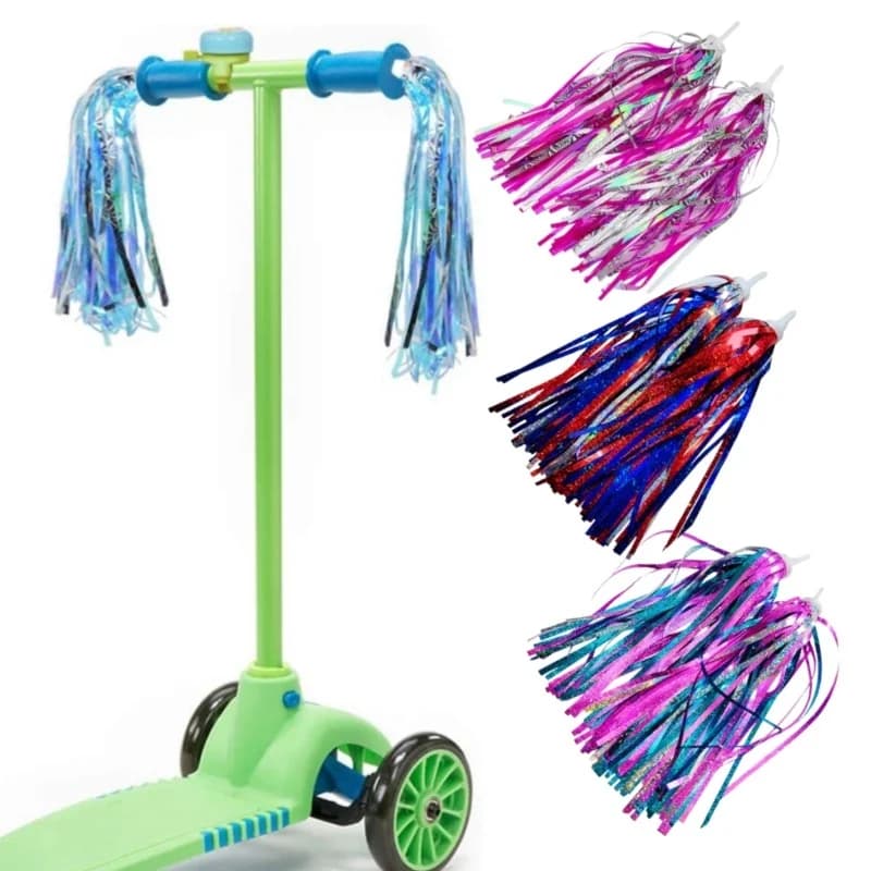 Nastro per nappe per bici per bambini, accessori per manubrio per scooter per bambini, nastro per impugnatura per bici, accessori per marsupio, facile da fissare al manubrio
