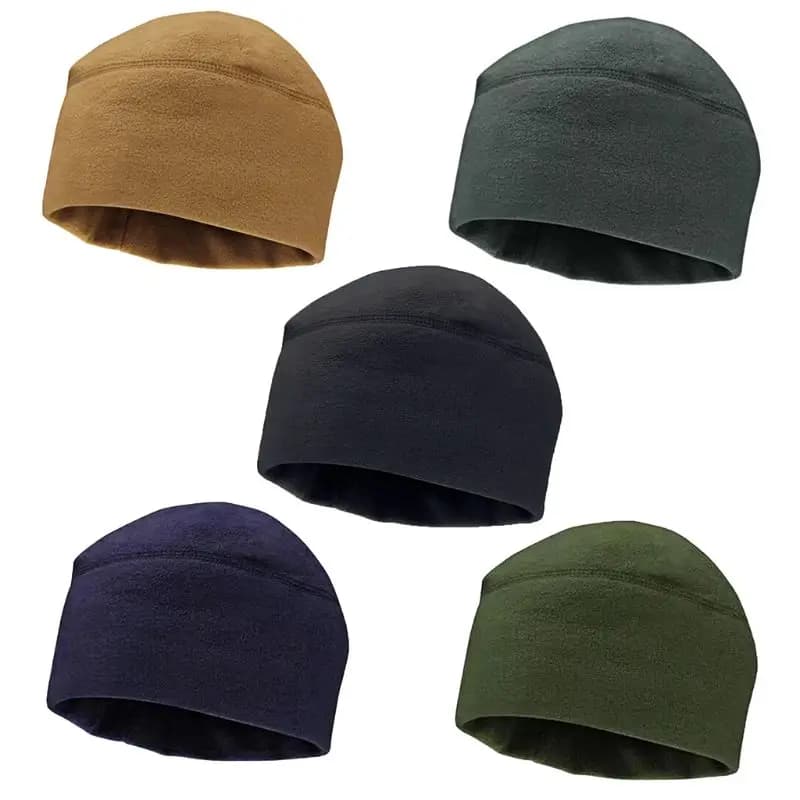 Men's cap Marines Cycling cap Hiking Winter Solid color Soft hot hat Polar pile thickened Military Army outdoor windproof