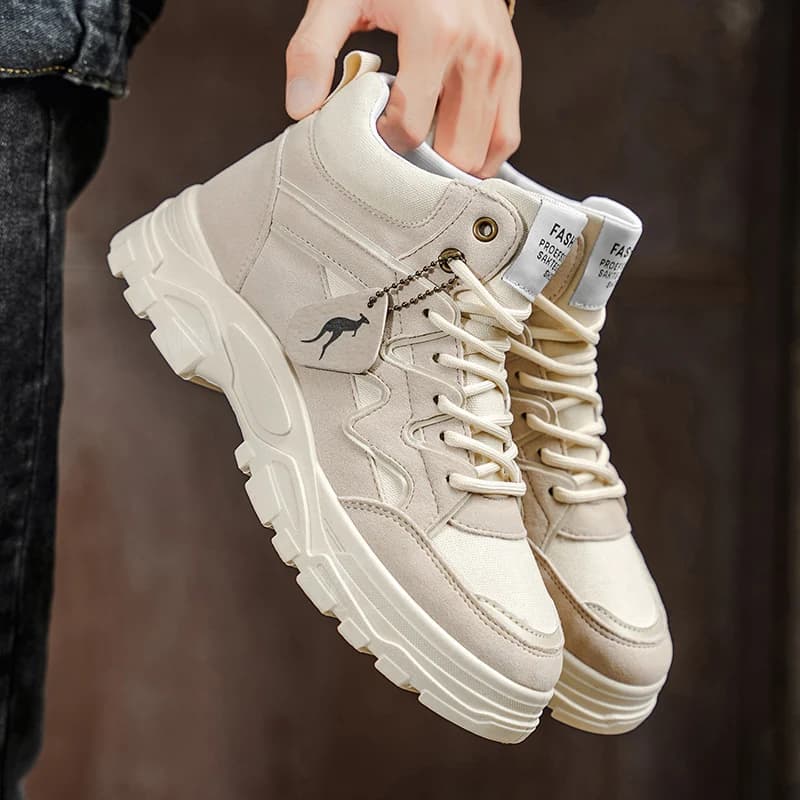 Stivaletti da uomo Scarpe da trekking all'aperto Scarpe da lavoro leggere antiscivolo da uomo Desert Botas