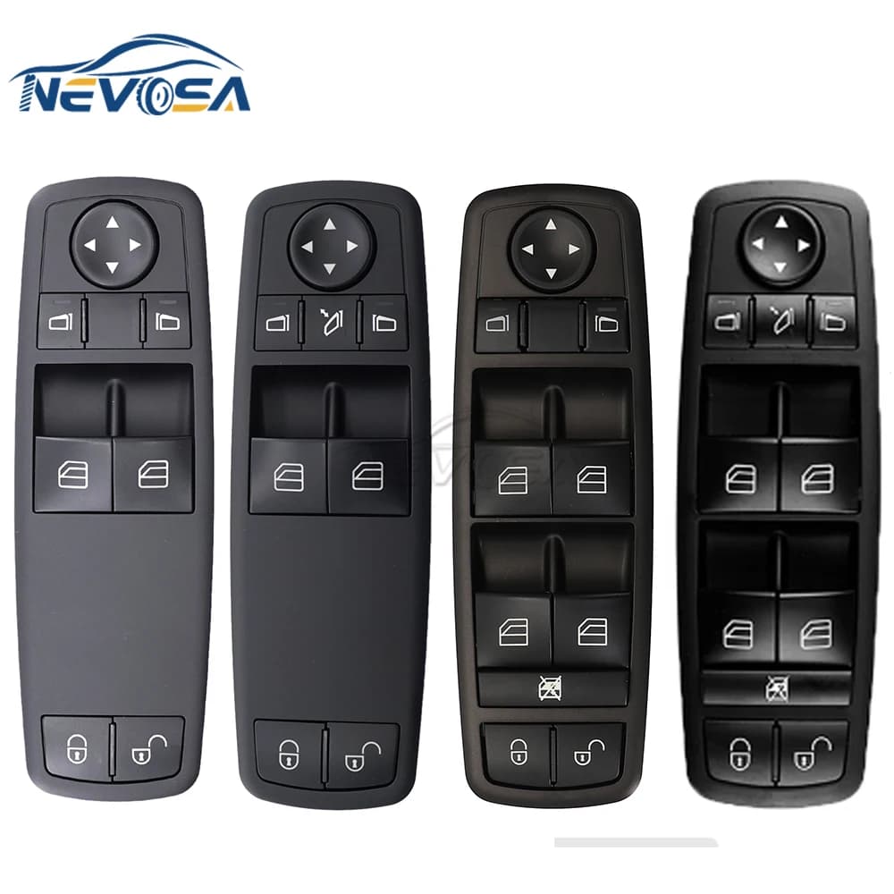 NEVOSA 1698206410 Per Mercedes Benz A-Klasse W169 A150 A160 A170 B-Klasse W245 B150 B160 Auto Finestra di Potere Interruttore Pannello Principale