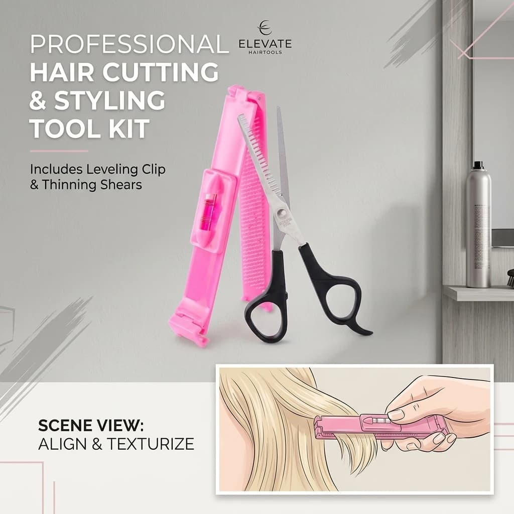Household Hairdressing Scissors Set Flat Cut Self-Use Hair Cutting Tool Dental Clipper Thinning Straightening Bangs