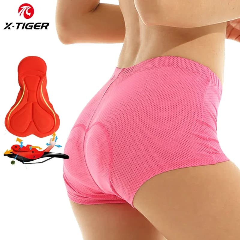 X-TIGER 3D Gel padded cycling shorts MTB women's briefs shockproof cycling briefs Bike briefs Shorts