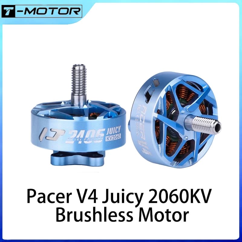 Motore brushless T-Motor Pacer V4 2060KV - Albero da 5 mm per drone FPV da 5-6 pollici Freestyle Racing - Super liscio e potente