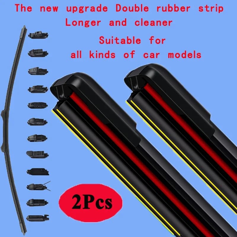 For XPeng G3 G3i G6 G9 P5 P7 P7i 2018-2024 Car Windshield Wiper Blade Front Windscreen Brushes Washer Cleaning Replacement Parts