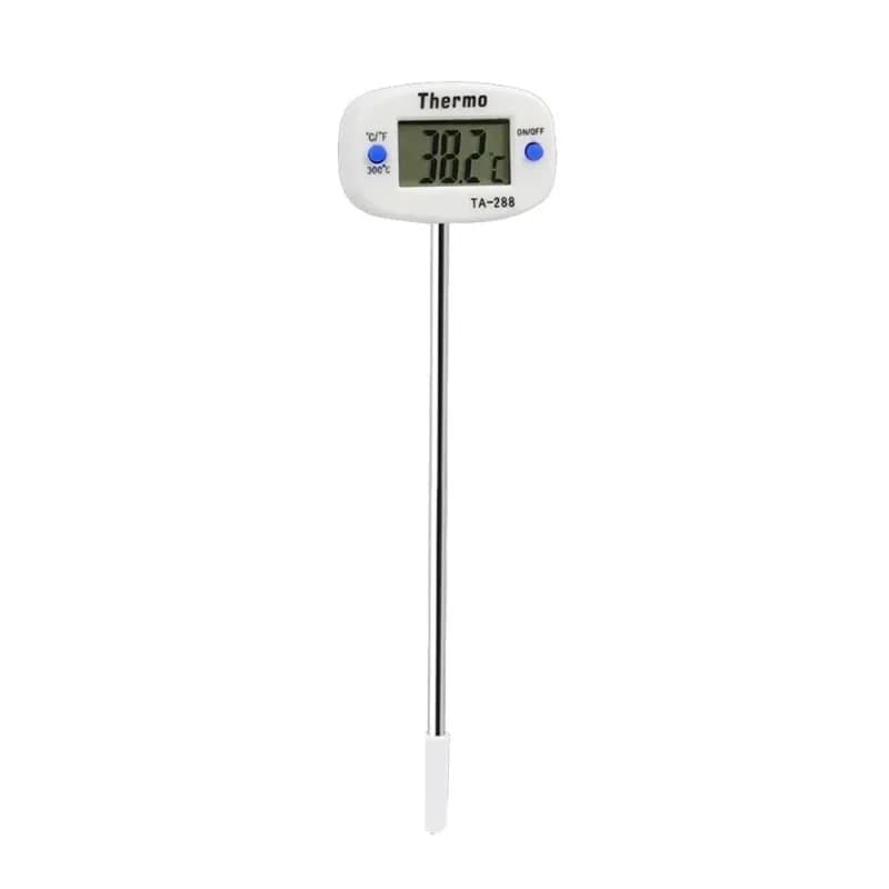 Digital Food Thermometer with LCD Display and Electronic Sunda for Kitchen, Cooking, Grilled, BBQ, Liquid and Meat Temperature Test