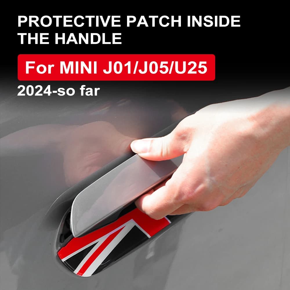 Auto Maniglia Esterna Della Porta Adesivi Porta Ciotola Caso Della Copertura per Mini Cooper E SE J01 J05 Aceman U25 Countryman 2024 + Accessori Auto