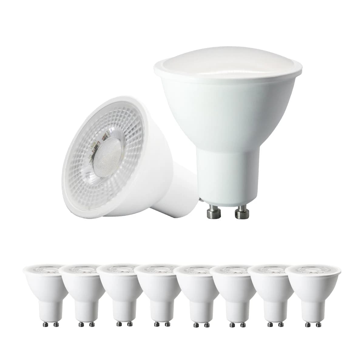 10PCS AC220V 230V Dimmerabile Foco GU10 Lampadina Spot 9W 7W 5W 3W Lampade a LED Luce calda Luce fredda Luce diurna RA80 + Lampara