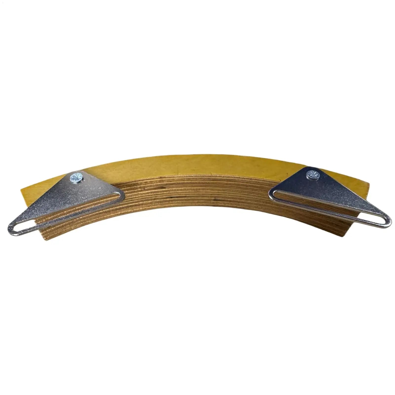 Wood Block Percussion Instrument Arched Rim Crisp Tone Musical Percussion Device With Metal Mounting Bracket Wood Block Music