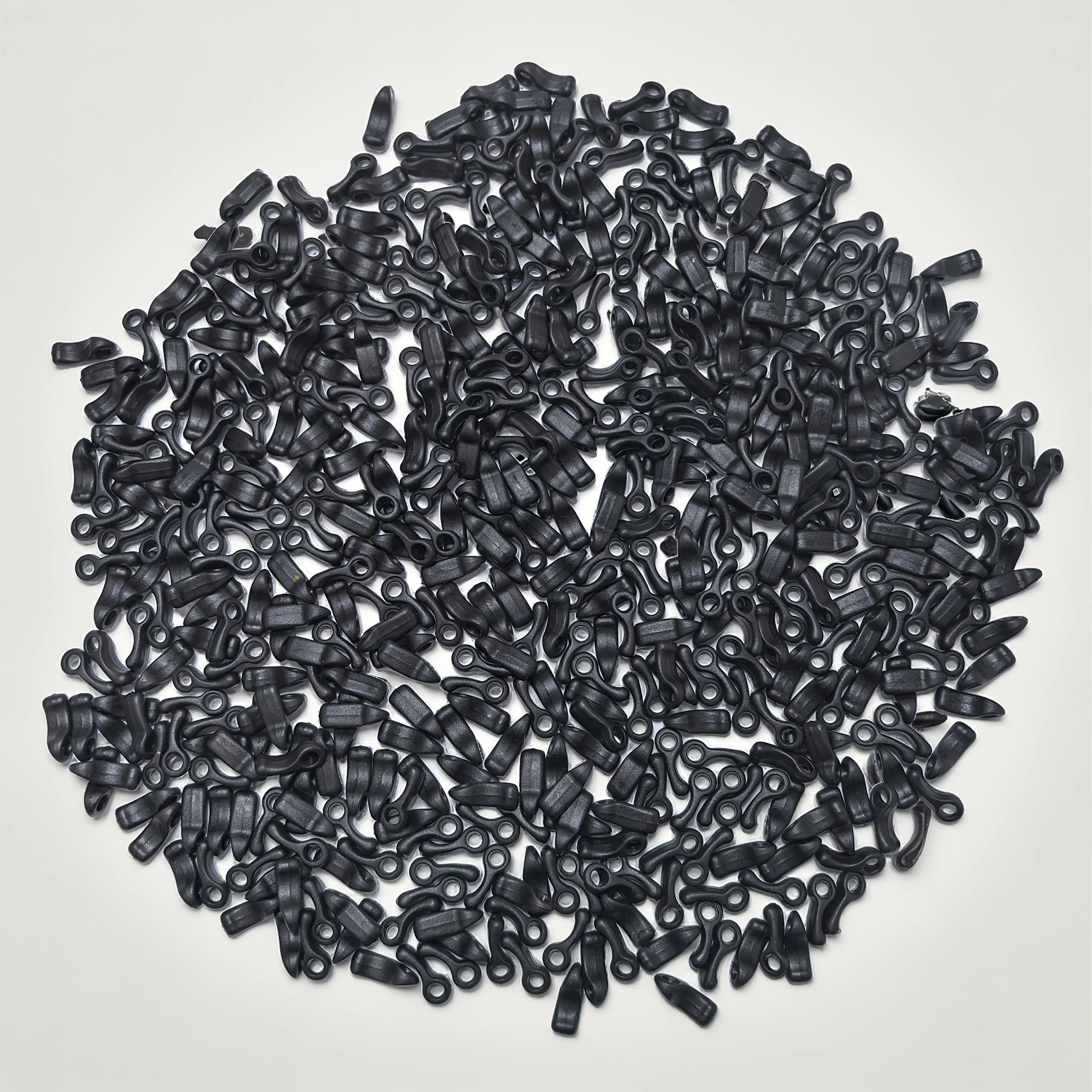 A3-071 Black Plastic Buckle 1.5cm Universal for Backpack Straps Sweatshirt Drawstrings Waistband Adjustment Wear-Resistant And F