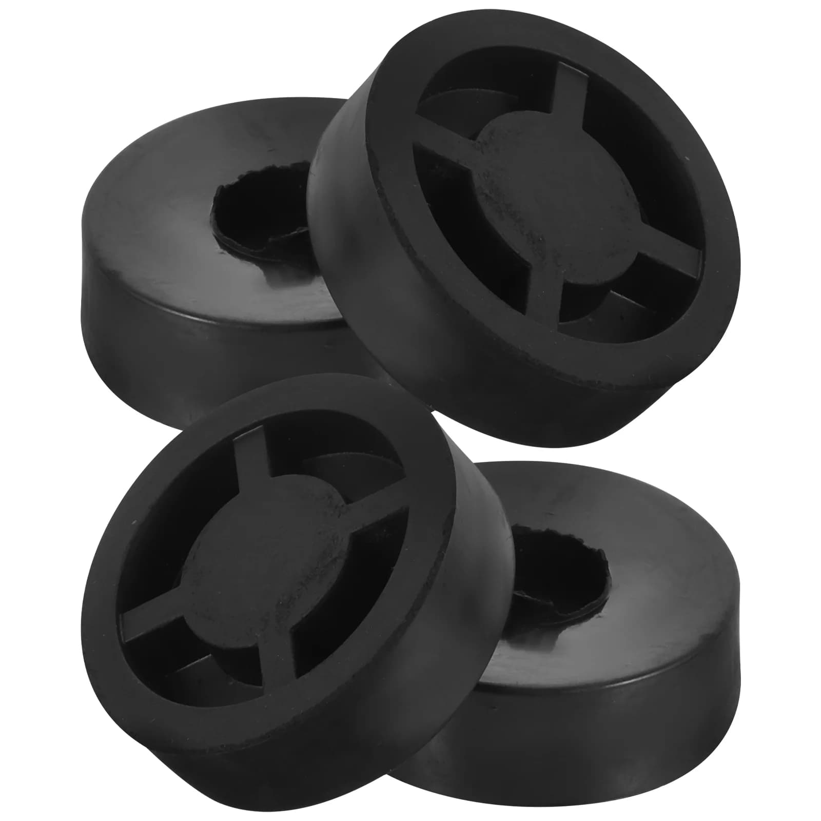 4 pezzi poggiapiedi in gomma per accessori tappetino assorbitore di vibrazioni tappetini subwoofer attrezzature audio piattaforme giradischi isolamento altoparlante