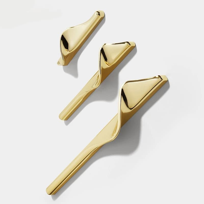 Maniglia per Armadio a Forma di S, Maniglia di Lusso per Cassetti, Maniglia Moderna Minimalista per Mobili da Cucina
