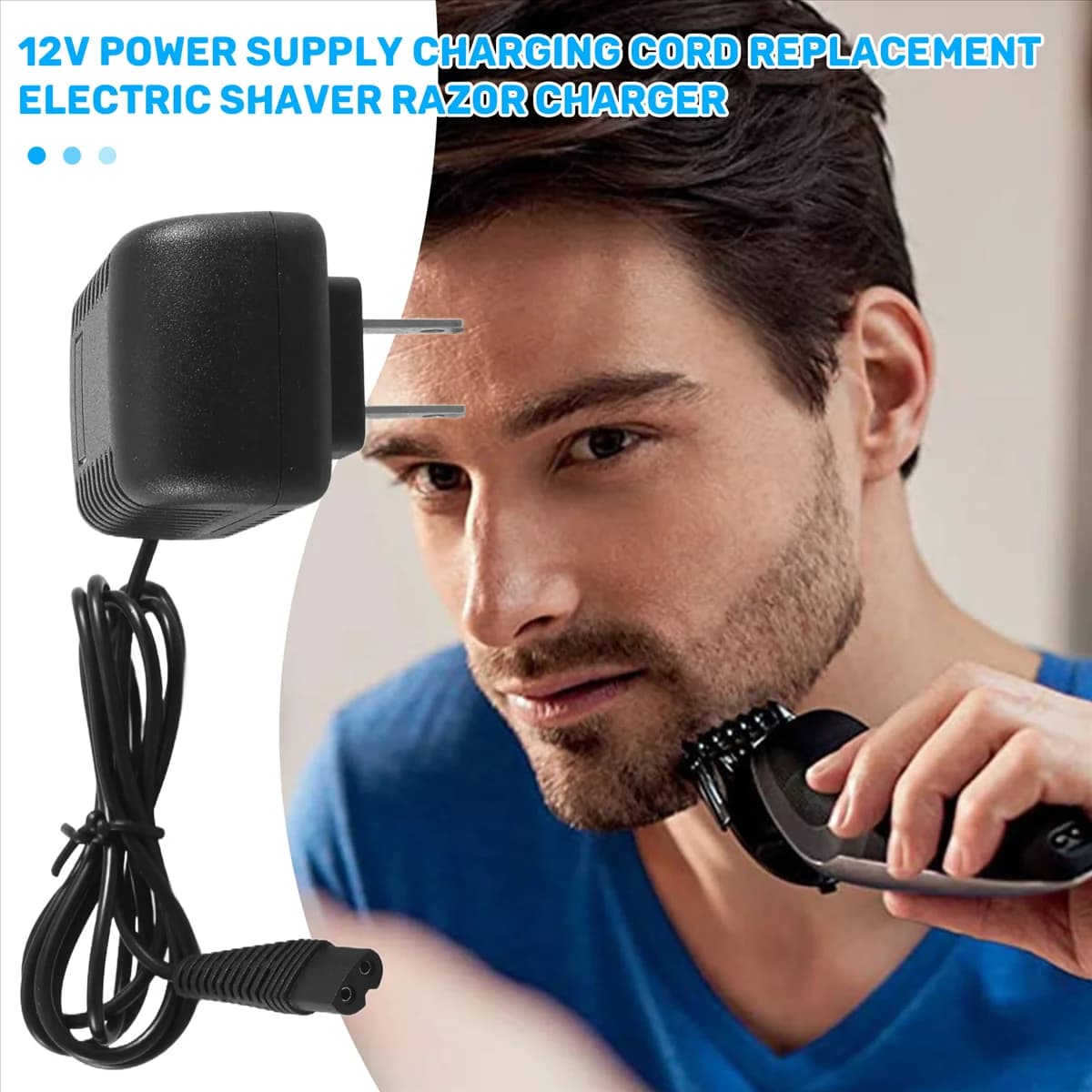 AT16 12V Alimentatore Cavo di Ricarica Sostituzione Rasoio Elettrico Caricatore Per Barba Trimmer Serie Z20 Z30 Z4 Per I Modelli 380 4775