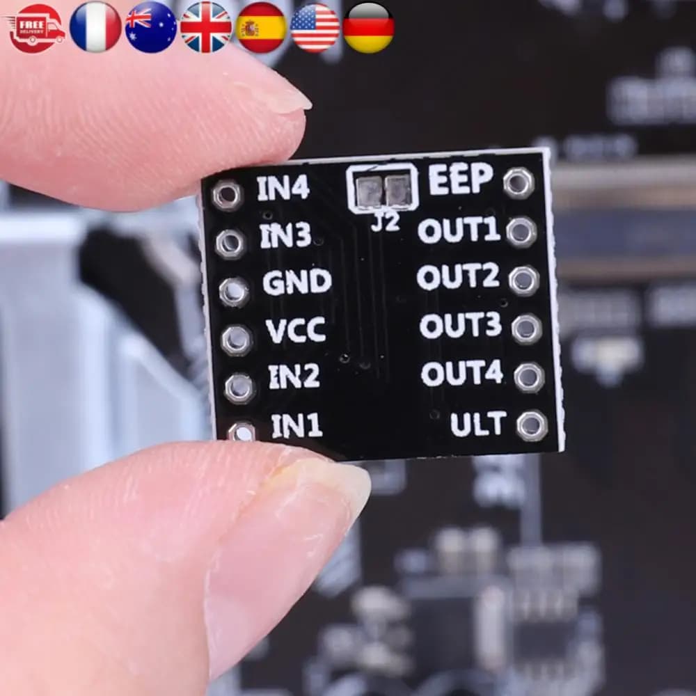 Good heat dissipation silent step-by-step motor driver 1.5A Single H Bridge DC Driver 3D Printer Parts DIY Components