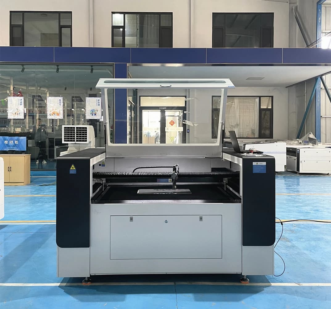 Macchina per incisione laser CO2 150W 1390 Macchina da taglio laser Ruida DSP RECI Tubo laser Piattaforma miele CW5200 Raffreddatore d'acqua