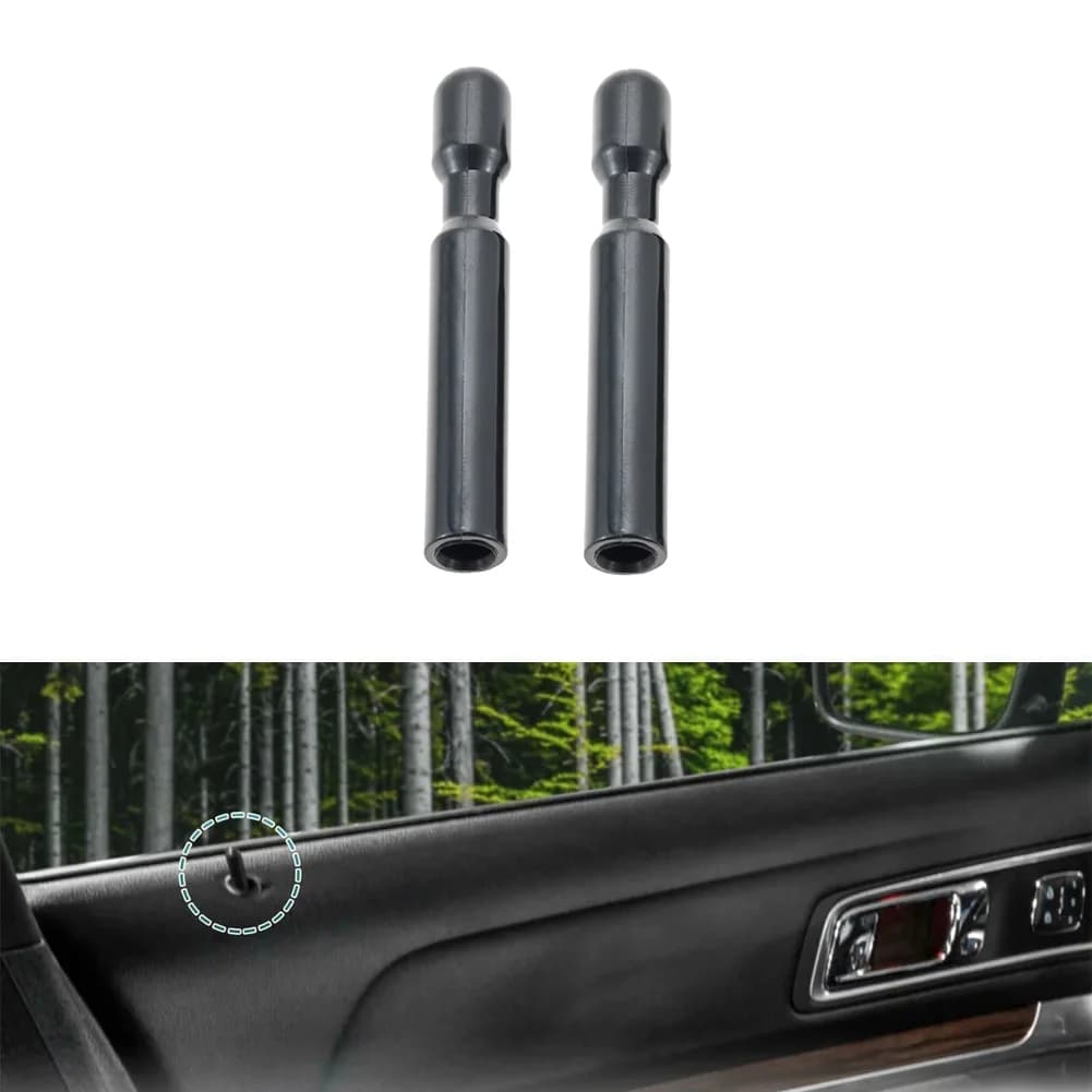 2Pcs Auto Interior Trim Door Lock Cover bullone di sollevamento Car Truck Door Lock manopola Pull Latch Pin per Ford F-150 Explorer FODZ5421850A