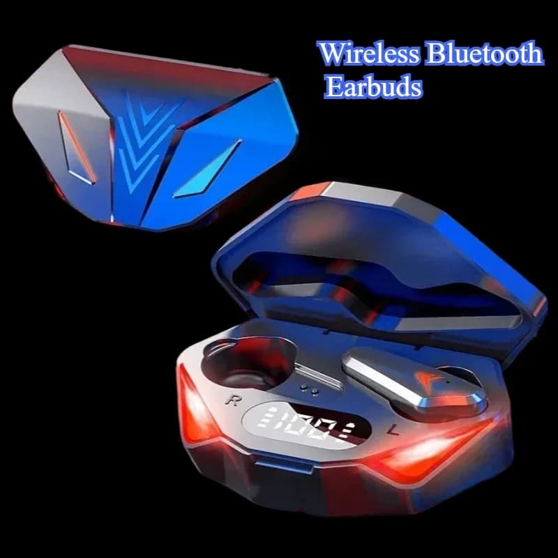 Playmates Pop X15 TWS Bluetooth 5.0 Wireless Chargers with Microphone Boosted Sound Positioning of Low HiFi Music Headphones for Players