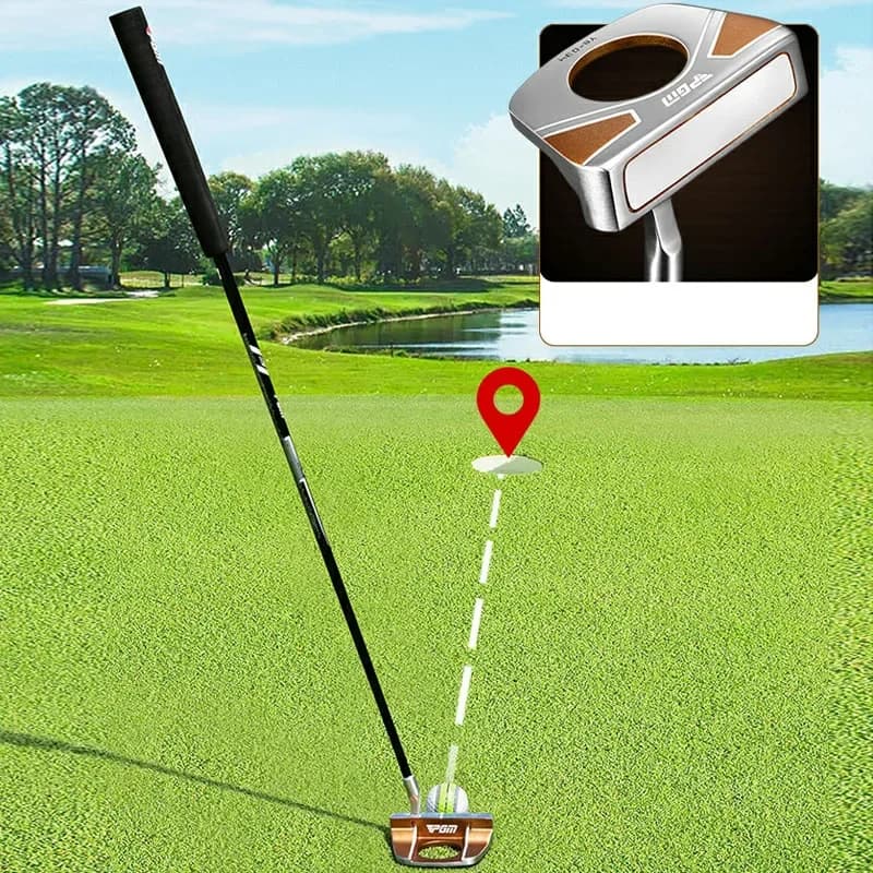 Mazze da golf PGM Asta di spinta in piedi con linea di mira e funzione di raccolta palline TUG078