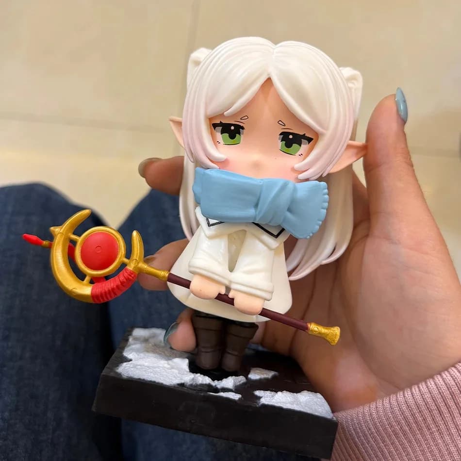 Nuova statuetta da 13 cm di Noodle Stopper, personaggio anime di Sousou no Frieren, Frieren: Oltre la Fine del Viaggio, action figure da collezione.