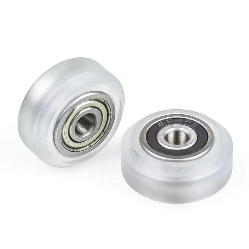 10 pcs/Lot High Precision CNC Transparent Polycarbonate Xtreme V Wheels Kit for V-Slot Aluminum Profiles 3D CNC Router Wheels