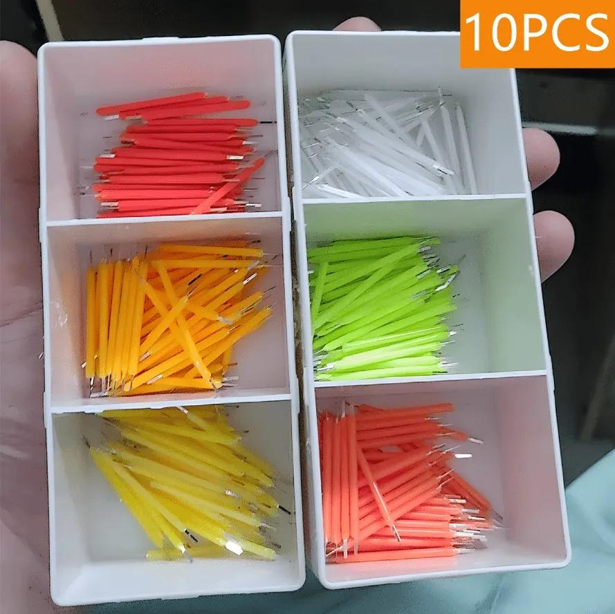 10PCS Multicolor COB LED Filament 3V Edison Bulb Lighting Parts Diodes Light Lamp Incandescent Accessories Lighting Holiday Decoration