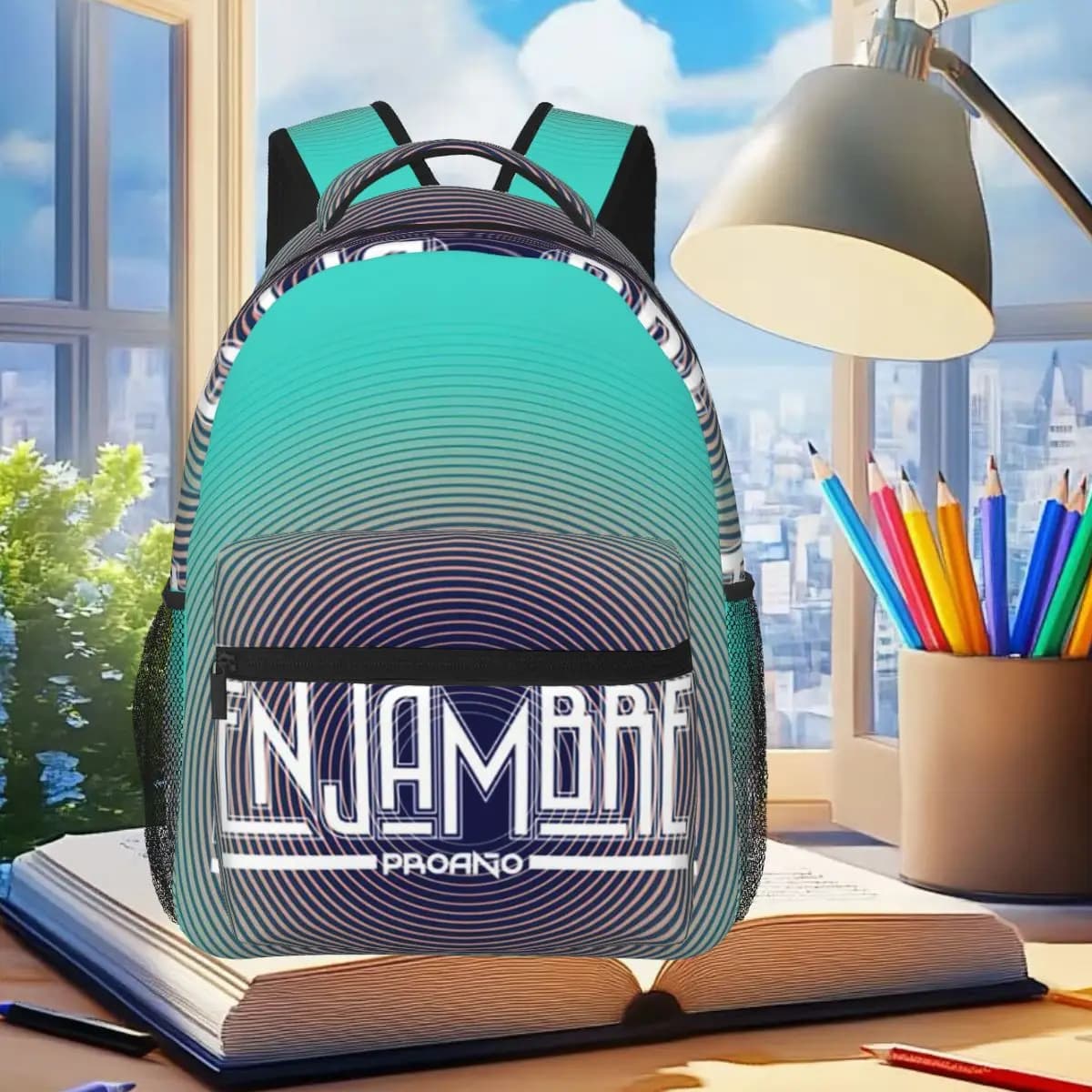Enjambre Band Merch Backpack Student Boys Girls BookBag Kids School Bag Laptop Shoulder Bags for Men Women