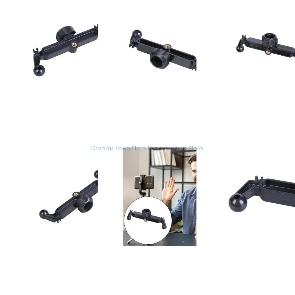 Base porta telefono per auto HX6A Base per telefono per auto con doppio adattatore per testa a da 17 mm Base per giunto
