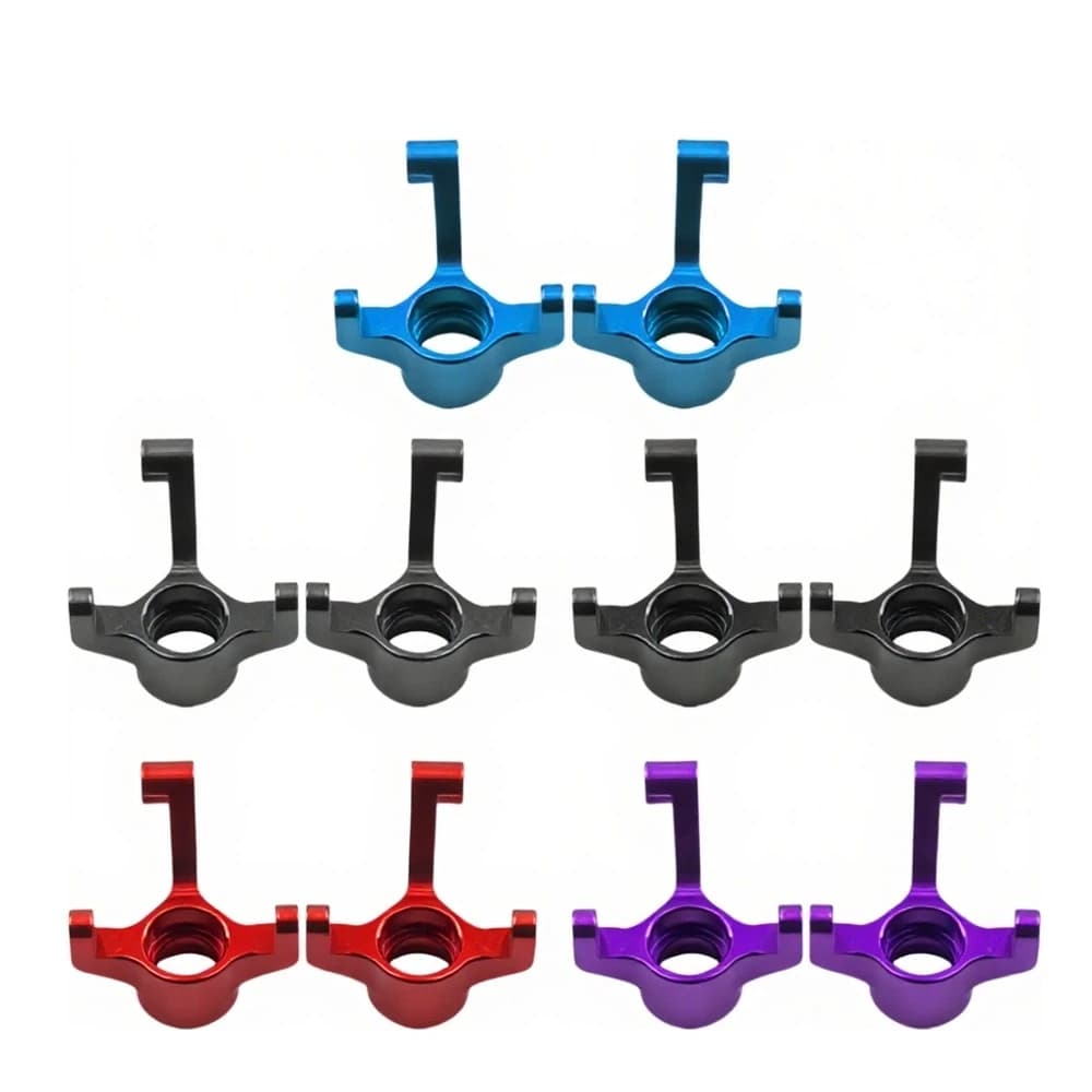 Nocche di sterzo anteriori in metallo, assi in alluminio per Losi Micro B Micro T, parti di aggiornamento, accessori 1/24 per auto RC