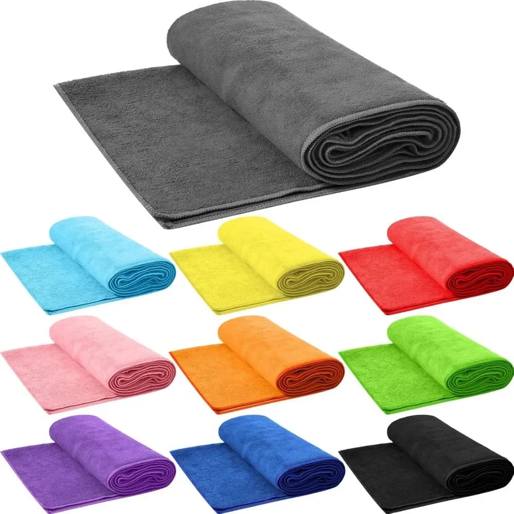 Set di 10 Asciugamani Antiscivolo per Hot Yoga in Microfibra, Assorbenti e ad Asciugatura Rapida, 27x72 Pollici, per Donne e Uomini, per Pilates e Allenamento