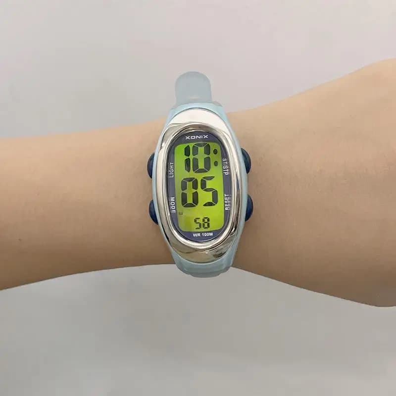 Orologio Multifunzionale alla Moda con Sveglia, Luminoso, Piccolo Orologio Elettronico Sportivo Impermeabile per Ragazzi e Ragazze, Orologio da Donna