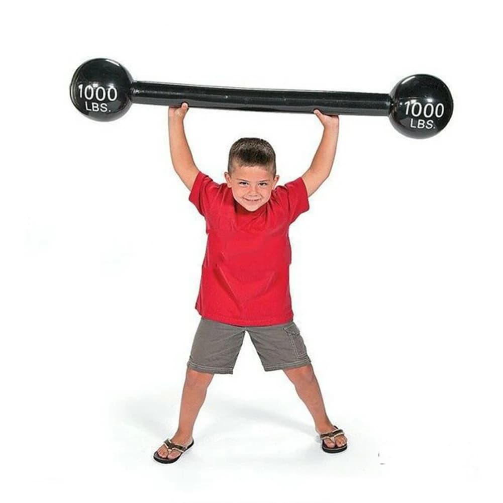 Nuovo Manubrio Fitness Interattivo Genitore-Figlio, Decorazione per Feste, Attrezzatura Sportiva Interattiva, Bilanciere Gonfiabile per Bambini