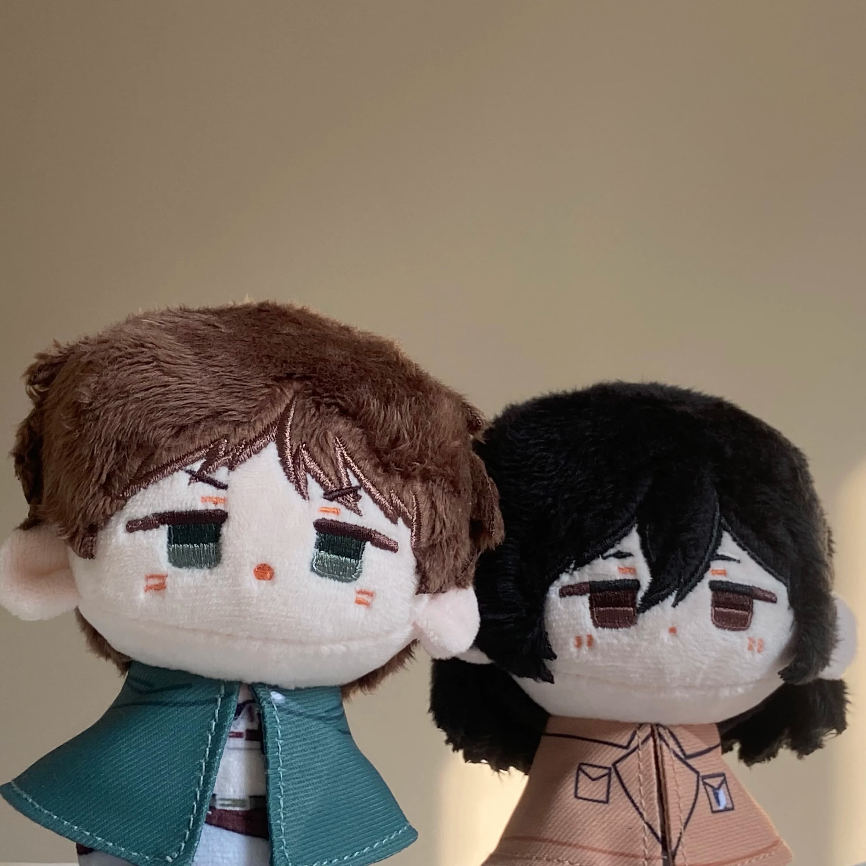 Attack On Titan Hange Levi Mikasa Eren 12 cm bambola di peluche per eventi cosplay gioco di ruolo