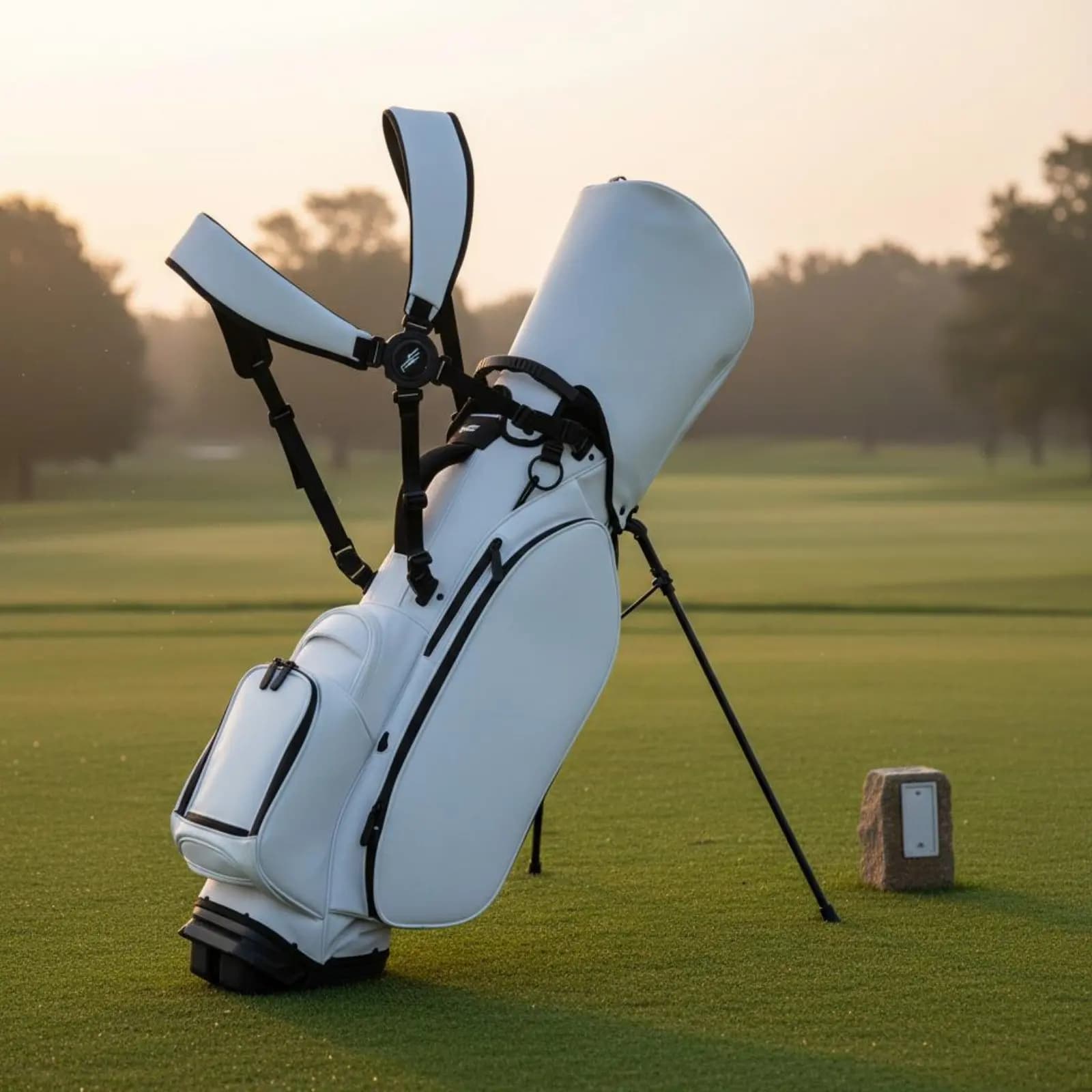 Borsa da golf autoportante leggera con tasche multiple, resistente, per golfisti