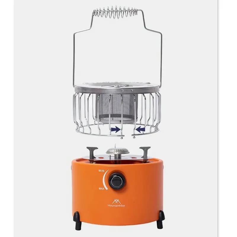 2000 W high power gas heater, small stove for outdoor heating, barbecue stove, camping portable fireplace