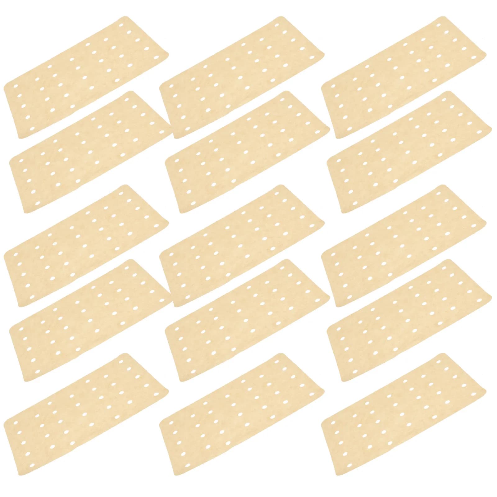 100 Perforated Baking Sheets, Air Frying Mat, Oven Resistant, Non-stick, Easy to Clean, Use and Drop, Food Grade