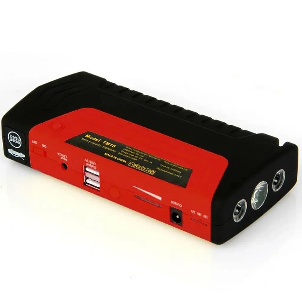 l Car jump 50800 Avviatore portatile con compressore d'aria Caricatore booster batteria di emergenza 600A
