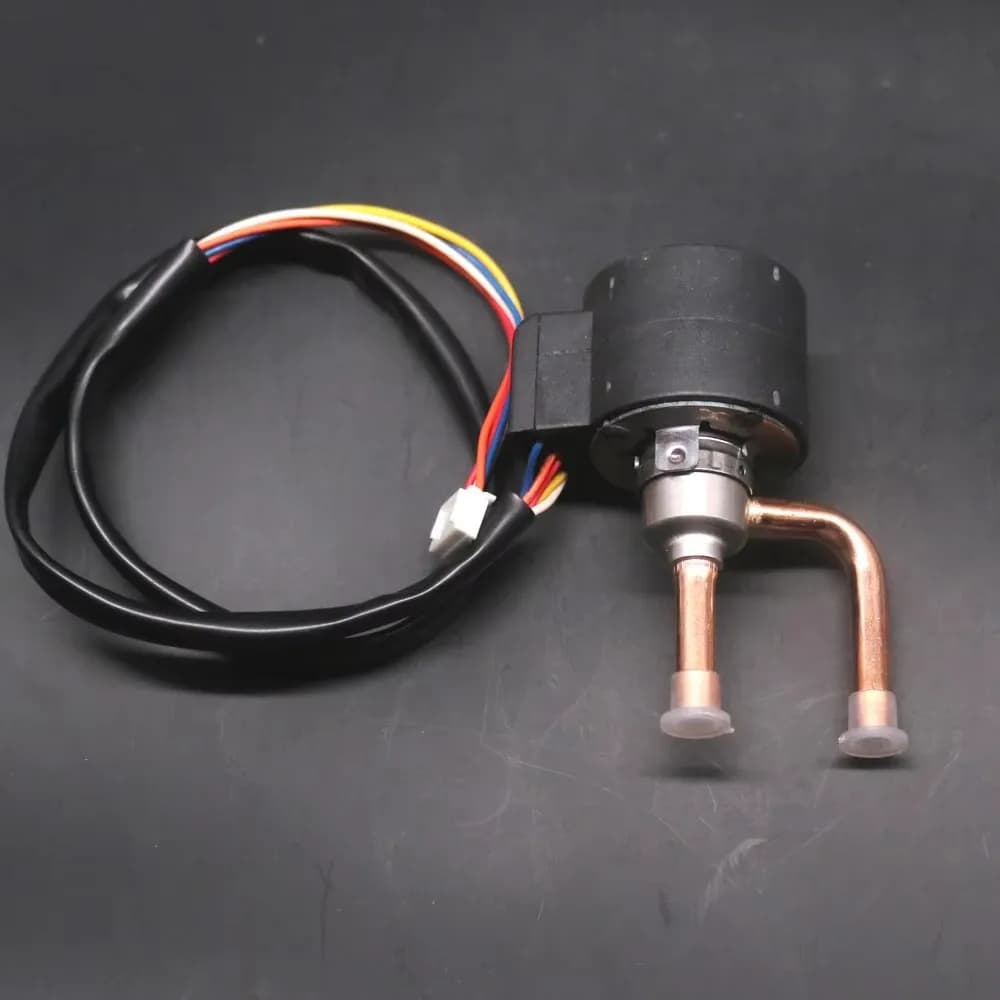 Valvola di espansione elettronica 4.2Mpa DC12V Valvola in rame normalmente chiusa per condizionatore d'aria inverter di refrigerazione e pompe di calore