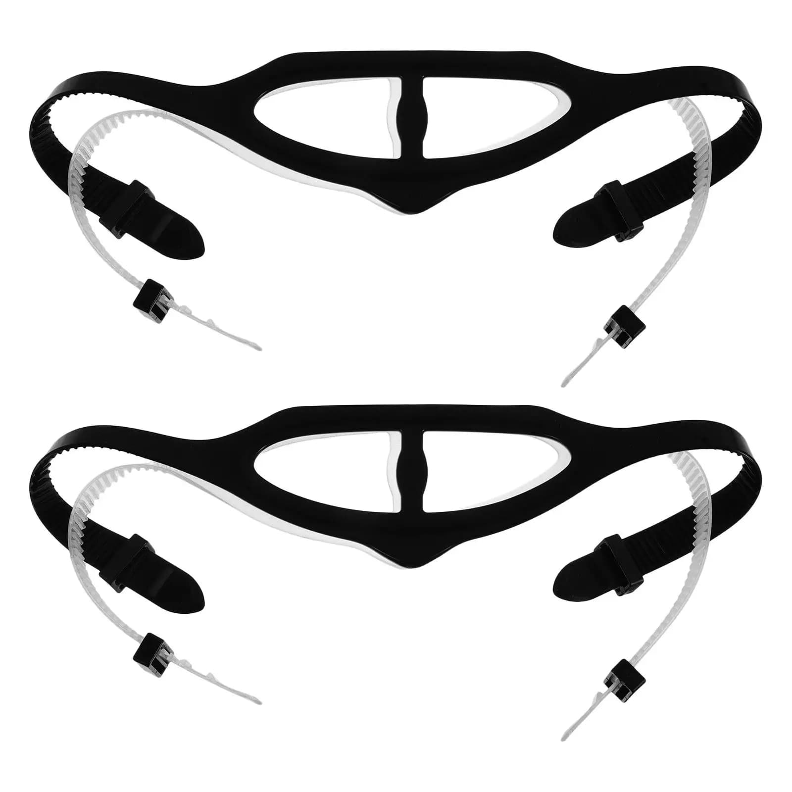 4 Pezzi Cinturini Universali in Silicone per Maschera Subacquea, Ricambio Regolabile Antiscivolo per Immersioni, Snorkeling e Apnea