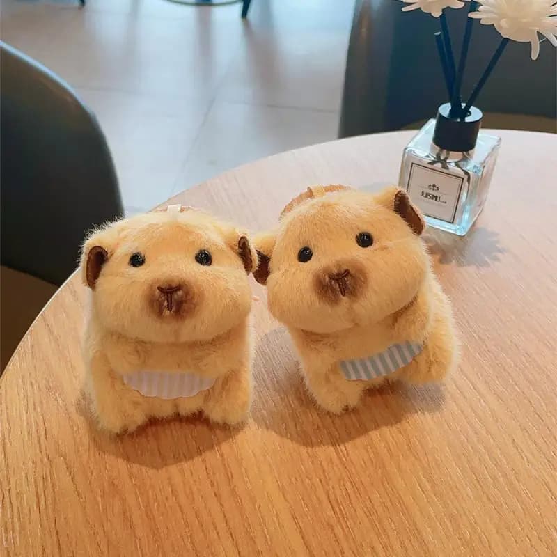 【xxx】Portachiavi Peluche a Forma di Criceto, Simpatico Ciondolo per Borsa, Decorazione per Zaino, Regalo