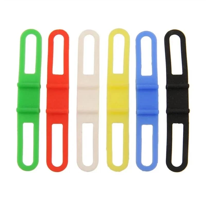 Bicycle Silicone Bandage Bike Silicone Elastic Strap Bandage Light Mount Cycling Light Flashlight Holder Fit On Any Bicycle