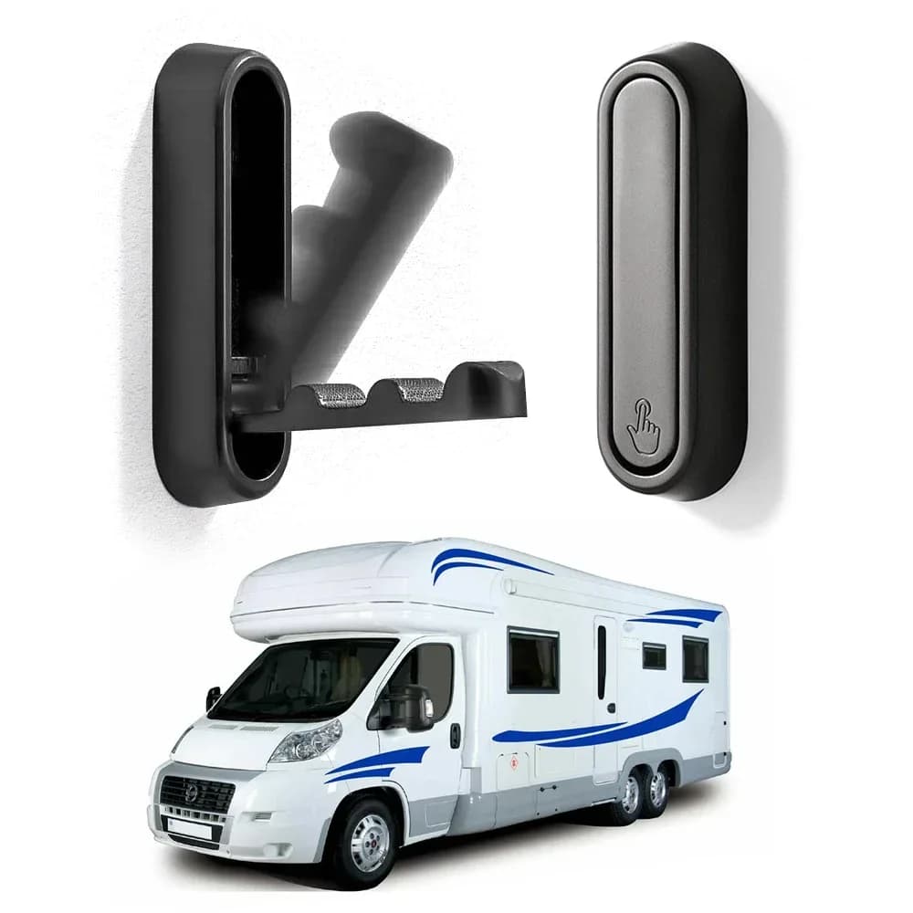 1PC Aluminum Alloy Folding Clothes Hook for Motorhome Bathroom Motorhome caravan Interior Accessories Hook For Clothes