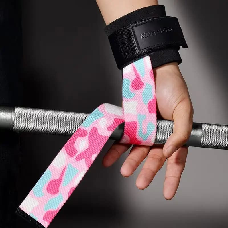 1 pair of wrist straps for weight lifting workout for adjustable strength anti-slip fitness gym strap for lifting wrist support handle band