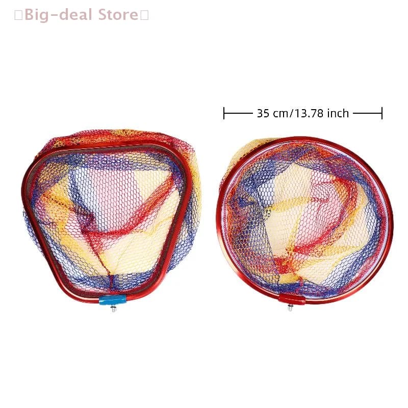 【M】Reti da pesca in lega di alluminio Testa Paletta da pesca Rete da pesca colorata Rete da pesca ultraleggera durevole Pannelli da pesca