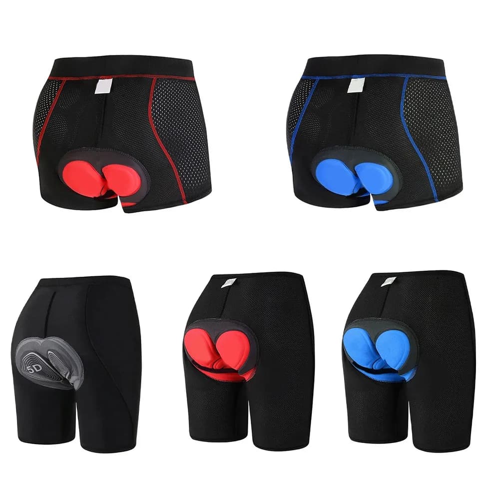 Mountain Cycling Shorts Breathable Sweat-wicking Shorts Thickened Silicone Short Tights Shock Absorbing Road Cycling Short Parts