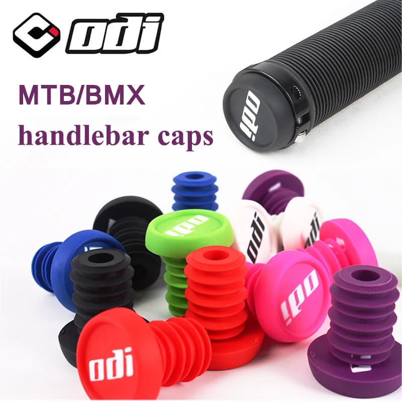 ODI Bicycle Handles End Caps Mountain Bike Handlebar Stopper Bicycle Dust Bar Stoppers Waterproof MTB BMX