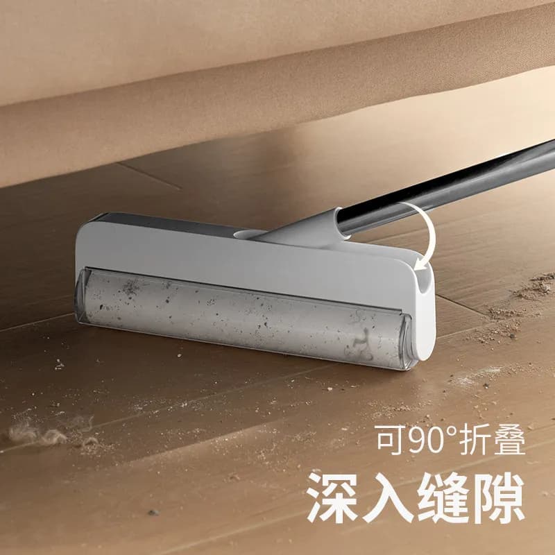 Long Handle Lint Roller Strong Adhesive Sheets Refills Pet Hair Dust Fluff Remover for Clothes Sofa Carpet Furniture Cleaning