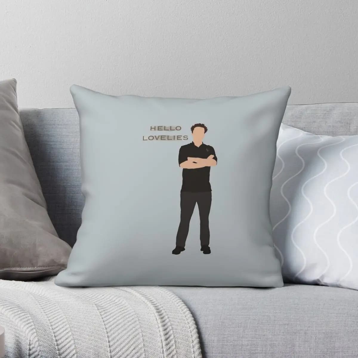Below Deck Ben Robinson Square Pillowcase Polyester Linen Velvet Printed Zip Decor Throw Pillow Case Sofa Cushion Cover