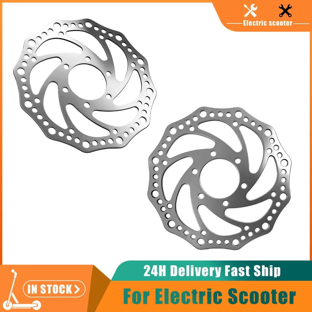 Disco Freno in Acciaio Inox a Sei Fori da 140mm 160mm per Scooter Elettrico con 6 Viti e Accessori