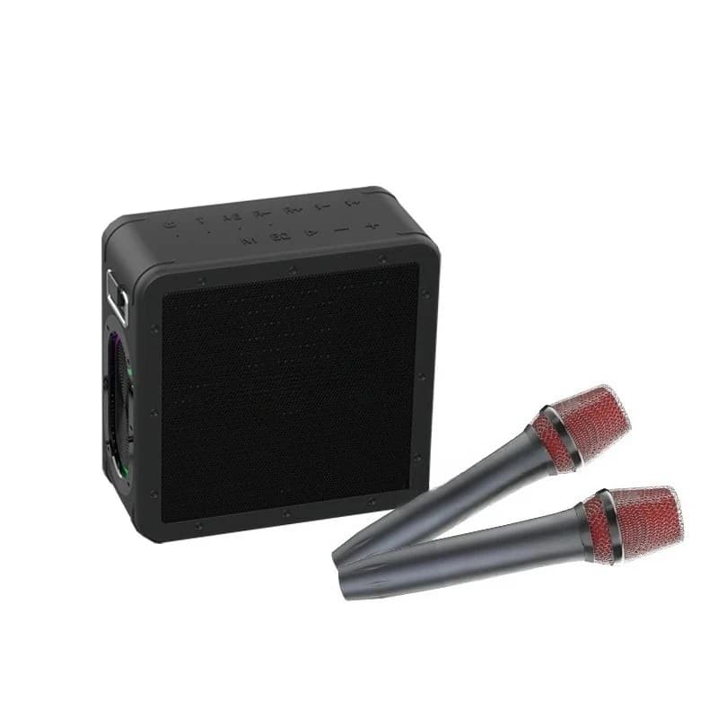 Scheda audio portatile da esterno da 160W ad alta potenza, macchina karaoke Bluetooth all-in-one con microfono